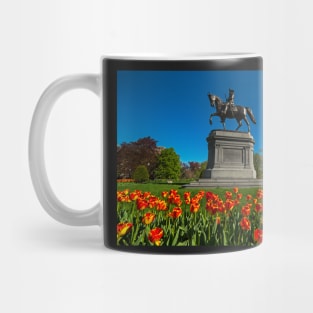 Boston Public Garden Tulips Boston MA Mug